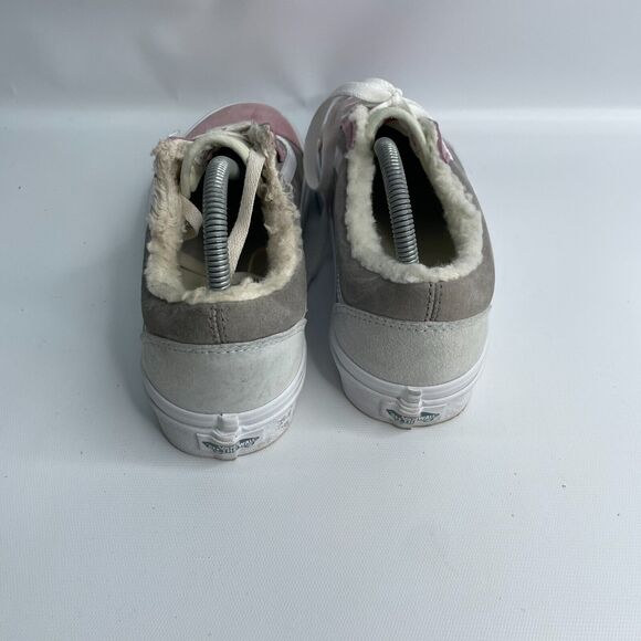 Vans Old Skool Pig‎ Suede Multicolor Sherpa Lined Skate Shoe Mens Size 8.5 / W10 - Picture 4 of 9